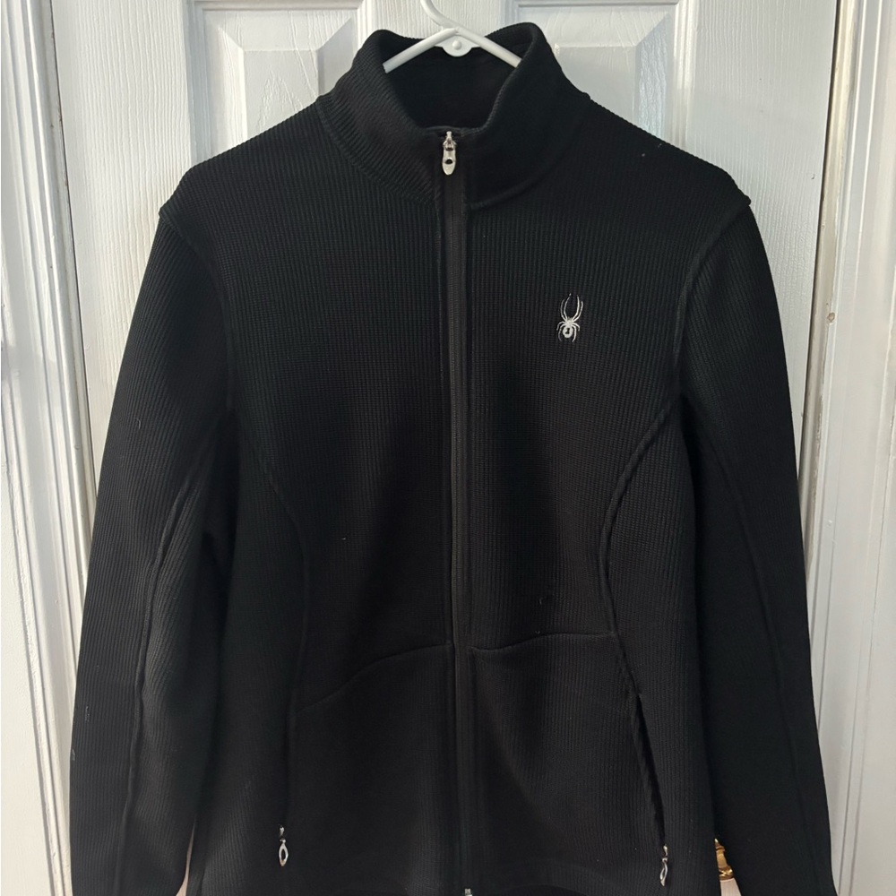 Spyder Black Core Sweater with Logo